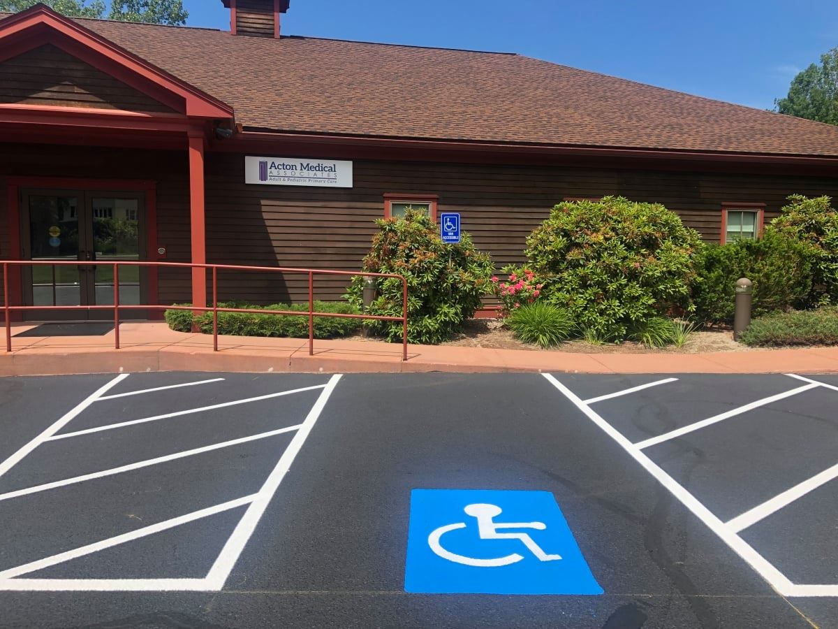 Commercial Parking Lot Striping in Massachusetts