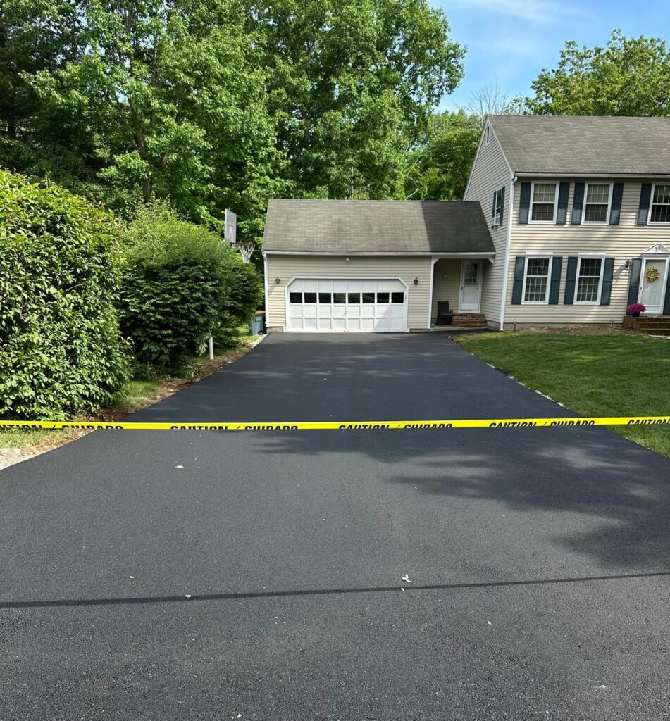 New Asphalt Driveway Paving in Groton, MA