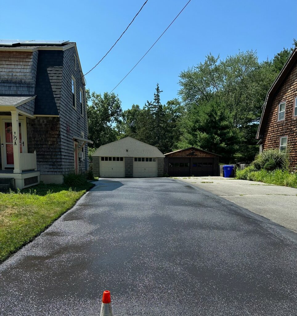 Residential Driveway Sealcoating and Crack Filling in Shirley MA